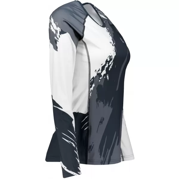  Frauen funktionales t -Shirt mit langen Ärmeln Premium ALTISPORT VOJ/ALW081TR03 SCHWARZ 