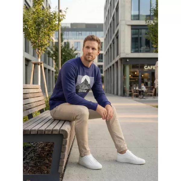  Herren -Sweatshirt ALTISPORT ALM188406 MITTERNACHT 