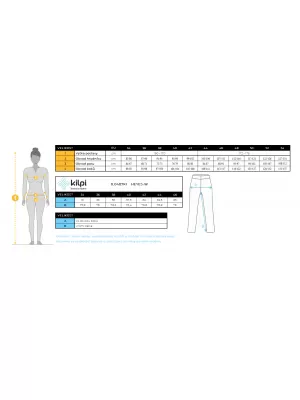 Laufhose KILPI HEYES-W YL0406KI KHAKI