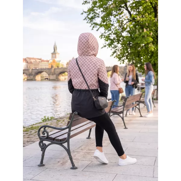  Damenjacke KIXMI UNNI LEICHT BEIGE/SCHWARZ 