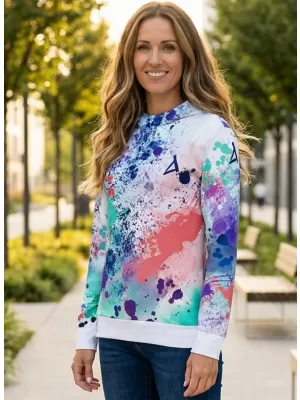 Funktionaler Sweatshirt -Prämie von Frauen ALTISPORT VOJ/ALW055MI01 LILAGRÜN