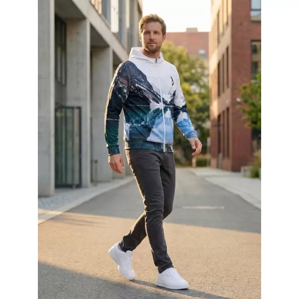  Funktionales Sweatshirt von Männern auf Reißverschlussprämie ALTISPORT VOJ/ALM030MI02 BERG/GRÜN 