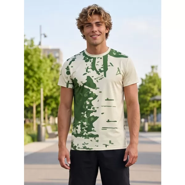  Männer funktionaler T -Shirt Premium Plus ALTISPORT VOJ/ALM057TR02 GRÜN 