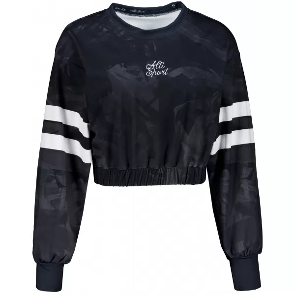  Funktionelle Sweatshirt -Premium von Frauen von Frauen ALTISPORT VOJ/ALW096MI08 SCHWARZ 