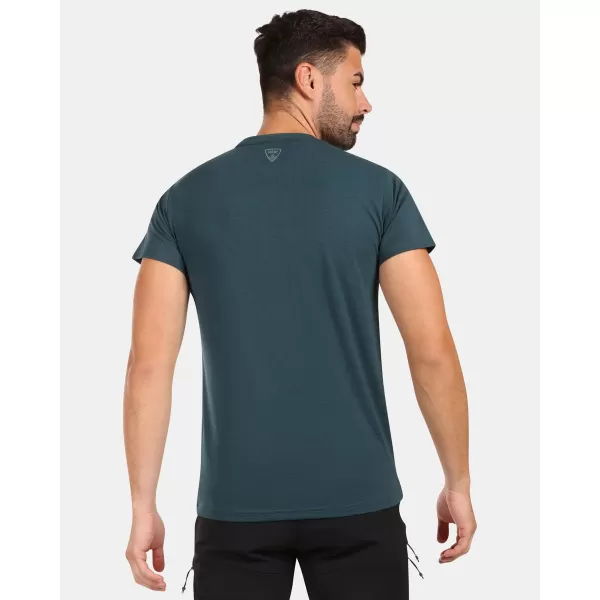  Herren -funktionales Hemd KILPI DIXIE-M YM0304KI DUNKELGRÜN 