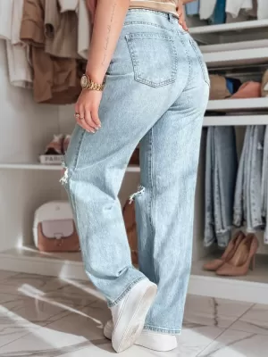 Damenhosen DSTREET STYLLEG UY2491 BLAU