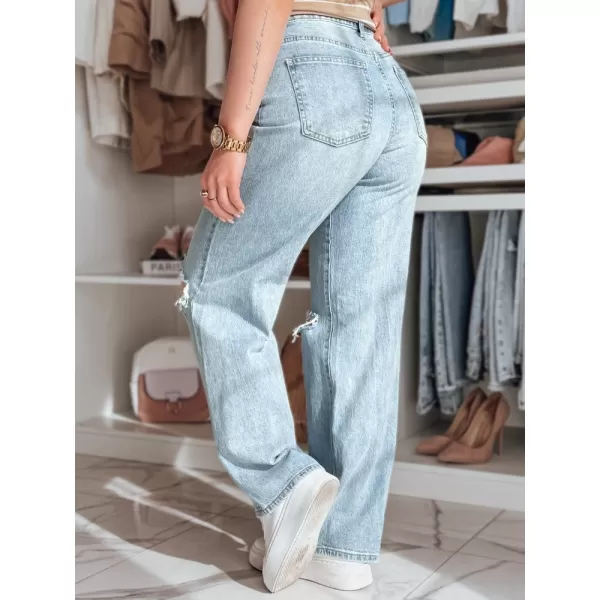  Damenhosen DSTREET STYLLEG UY2491 BLAU 