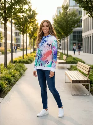 Funktionaler Sweatshirt -Prämie von Frauen ALTISPORT VOJ/ALW055MI01 LILAGRÜN