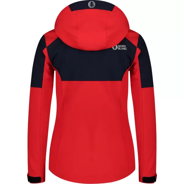  Leichte Softshelljacke für Frauen NORDBLANC ILLUSION NBSSL8190 ROT 