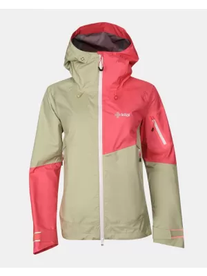 Hardshell wasserdichte Jacke von Frauen KILPI MAMBA-W YL0101KI BEIGE