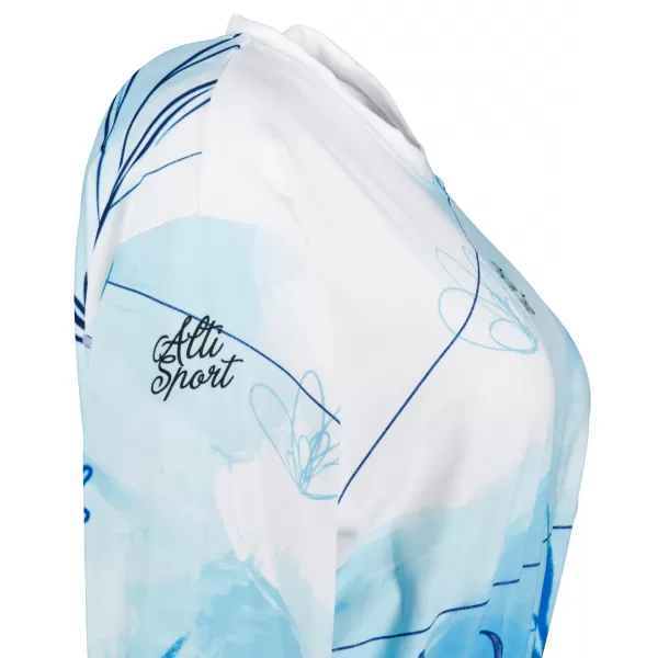  Funktionelle Sweatshirt -Premium von Frauen von Frauen ALTISPORT VOJ/ALW083MI08 WEIß -BLAU 