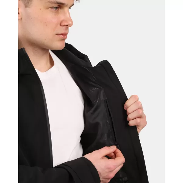  Männlicher Mantel KILPI AYRA-M YM0130KI SCHWARZ 