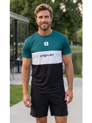 Männer funktionaler T -Shirt Premium Plus ALTISPORT VOJ/ALM051TR02 KEROSIN