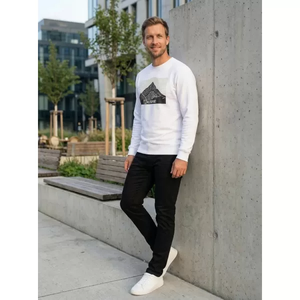  Herren -Sweatshirt ALTISPORT ALM188406 WEIß 