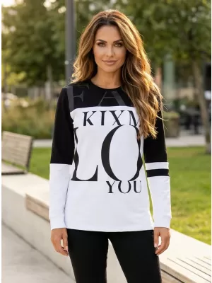 Damen Sweatshirt KIXMI URANIA WEIß