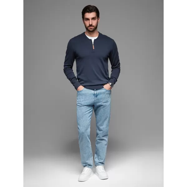  Herrenpullover OMBRE OM-SWZS-0124 MARINEBLAU 