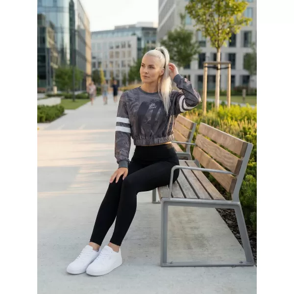  Funktionelle Sweatshirt -Premium von Frauen von Frauen ALTISPORT VOJ/ALW096MI08 GRAU 