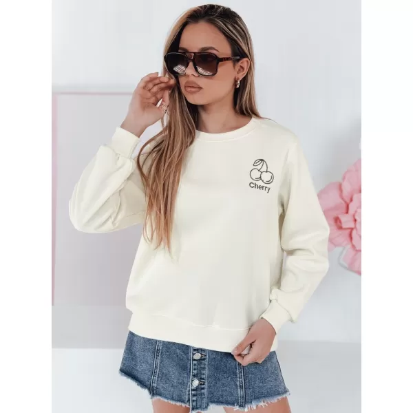  Damen Sweatshirt DSTREET CHERSOFT BY1400 WEIß 