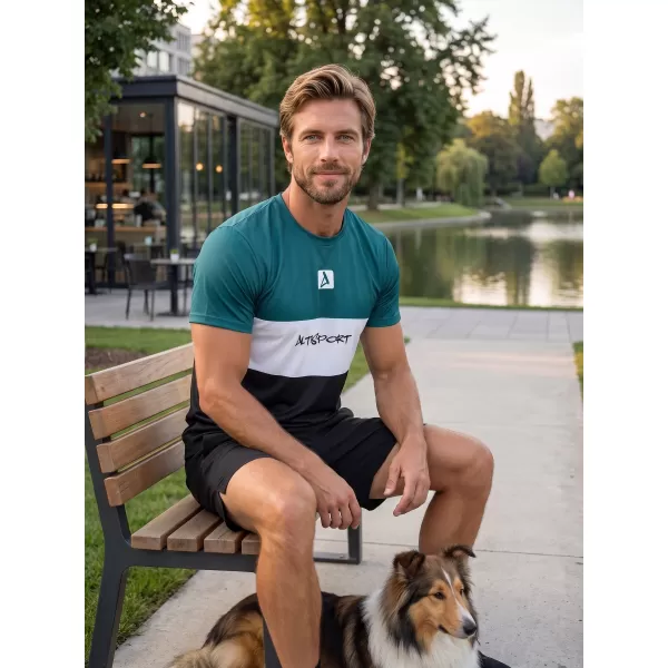  Männer funktionaler T -Shirt Premium Plus ALTISPORT VOJ/ALM051TR02 KEROSIN 