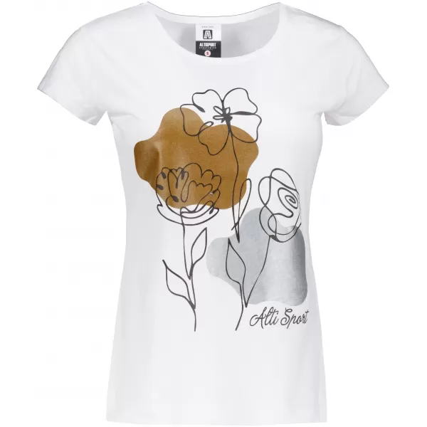  T -Shirt ALTISPORT ALW189122 WEIß -GOLD 