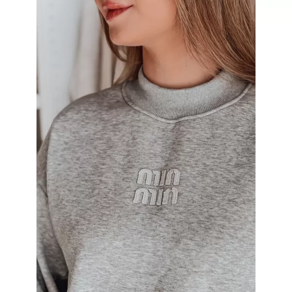  Damen Sweatshirt DSTREET LOVASON BY1419 HELLGRAU 