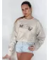 Damen Sweatshirt DSTREET SPARKI BY1406 HELLGRAU