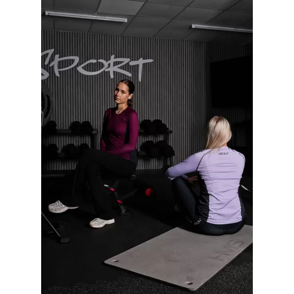  Frauen funktionales t -Shirt mit langen Ärmeln Premium ALTISPORT VOJ/ALW078TR03 WEINRÖTET 