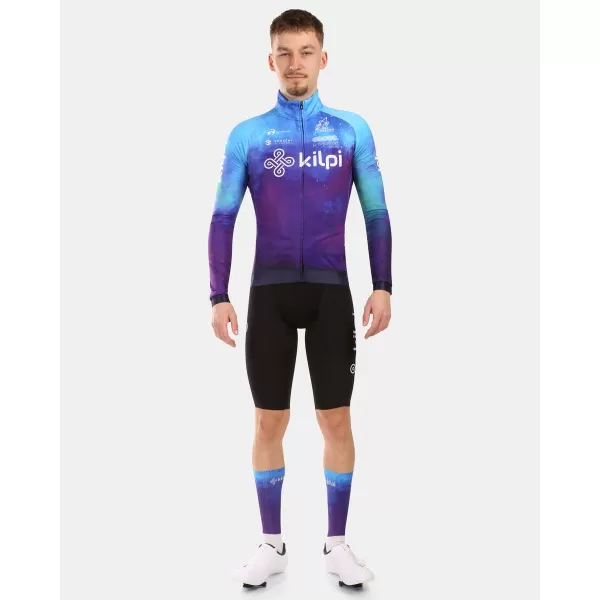  Herren Radsporttrikot mit langen Ärmeln KILPI VULCANO-M YM0366KI BLAU 