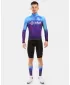 Herren Radsporttrikot mit langen Ärmeln KILPI VULCANO-M YM0366KI BLAU