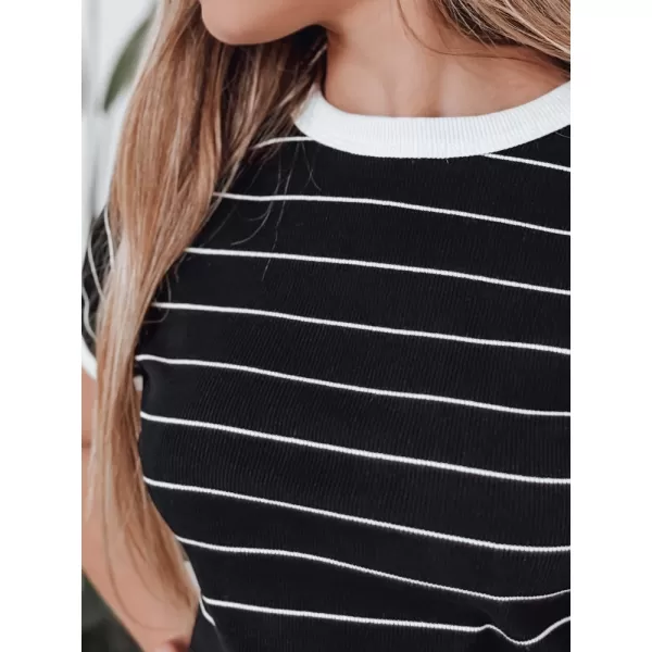  Kleid DSTREET FITLINES EY2584 SCHWARZ 