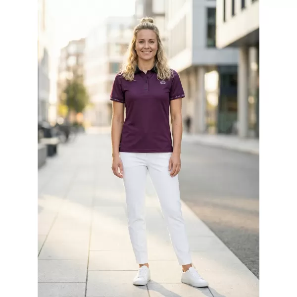  Frauenfunktional T -Shirt mit Premiumkragen ALTISPORT VOJ/ALW000TR05 LILA 