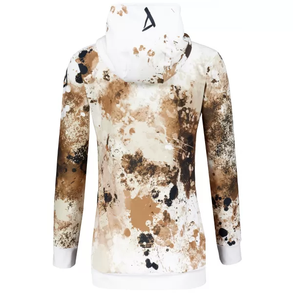  Funktionaler Sweatshirt -Prämie von Frauen ALTISPORT VOJ/ALW055MI01 WEIß -BROWN 