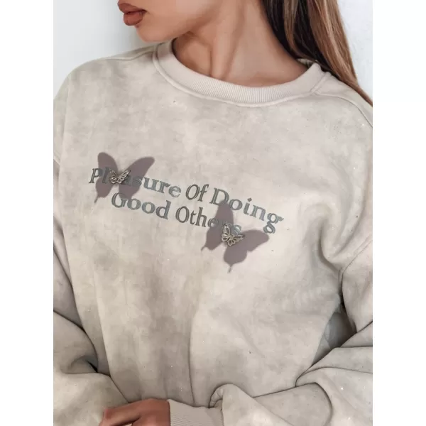  Damen Sweatshirt DSTREET SPARKI BY1406 HELLGRAU 