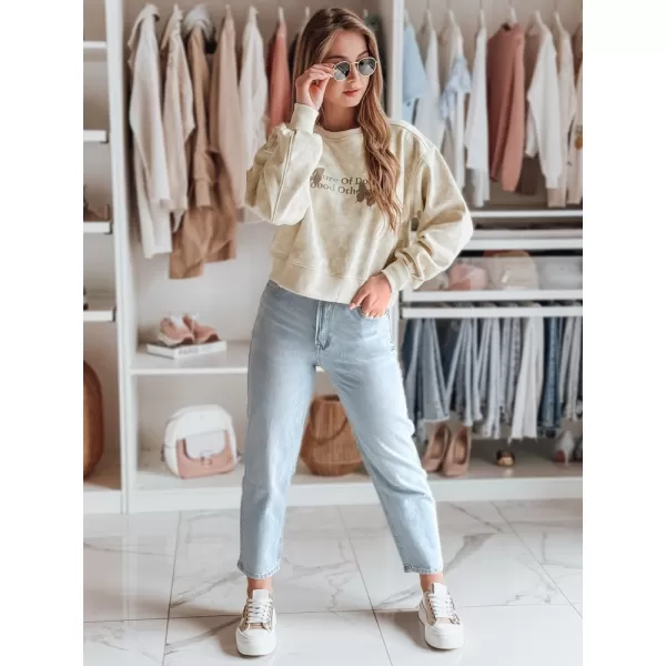  Damen Sweatshirt DSTREET SPARKI BY1404 WEIß 