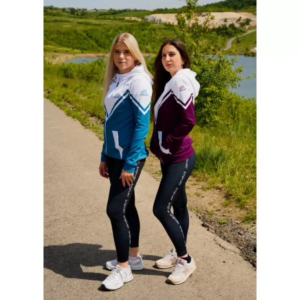  Funktionales Sweatshirt von Frauen auf Reißverschlussprämie ALTISPORT VOJ/ALW101MI02 KEROSIN/WEIß 