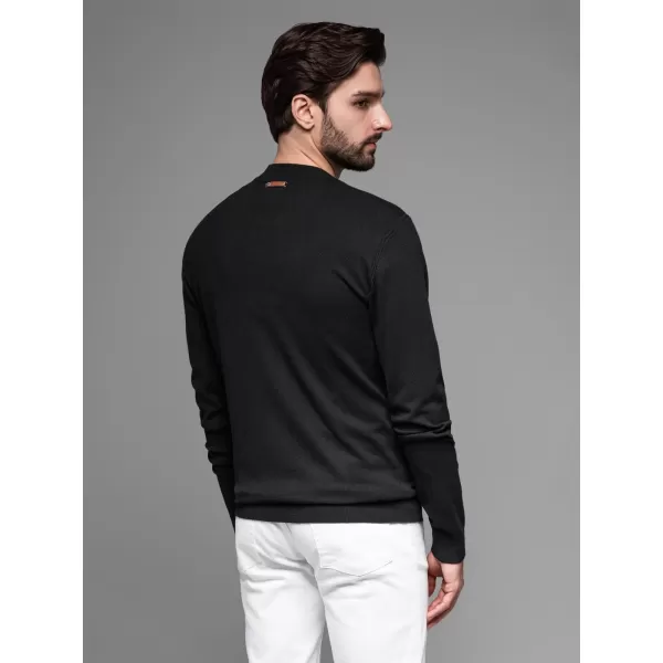  Herrenpullover OMBRE OM-SWZS-0124 SCHWARZ 