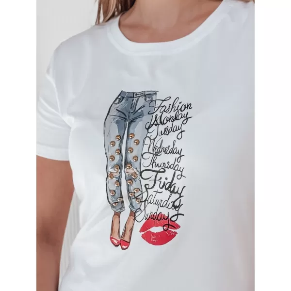  Damen DSTREET TRENDAY RY2825 WEIß 