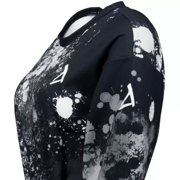  Funktionelle Sweatshirt -Premium von Frauen von Frauen ALTISPORT VOJ/ALW055MI08 SCHWARZ UND WEIß 