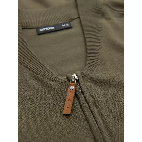  Herrenpullover OMBRE OM-SWZS-0124 OLIVE 