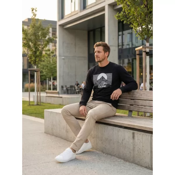  Herren -Sweatshirt ALTISPORT ALM188406 SCHWARZ 