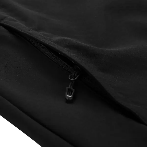  Herren -Softshelljacke ALPINE PRO HOOR SCHWARZ 