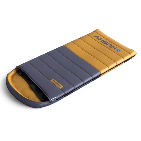  Decke HUSKY DRAFY -20°C BLAU/ORANGE 