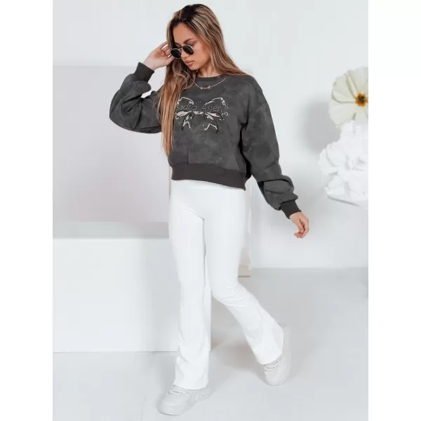  Damen Sweatshirt DSTREET DENVIS BY1422 DUNKELGRAU 