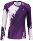 Frauen funktionales t -Shirt mit langen Ärmeln Premium ALTISPORT VOJ/ALW081TR03 DUNKELVIOLETT