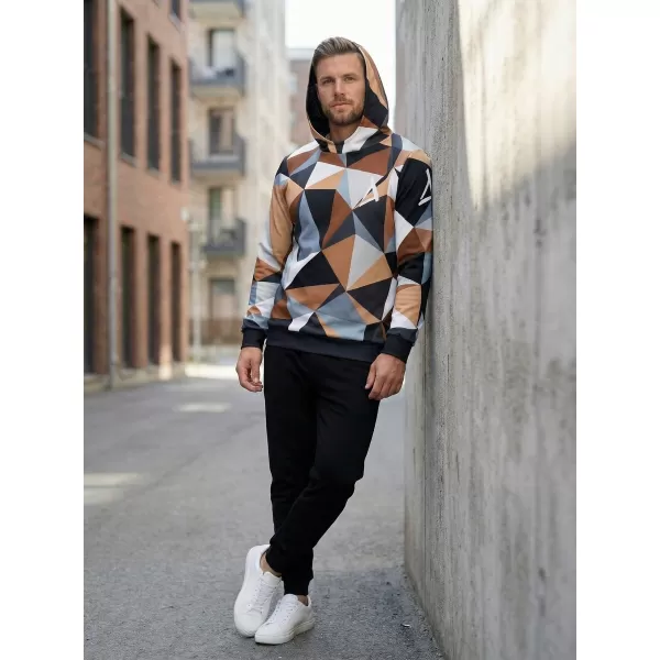 Funktionaler Sweatshirt -Premium von Männern ALTISPORT VOJ/ALM007MI01 SCHWARZ -BROWN 