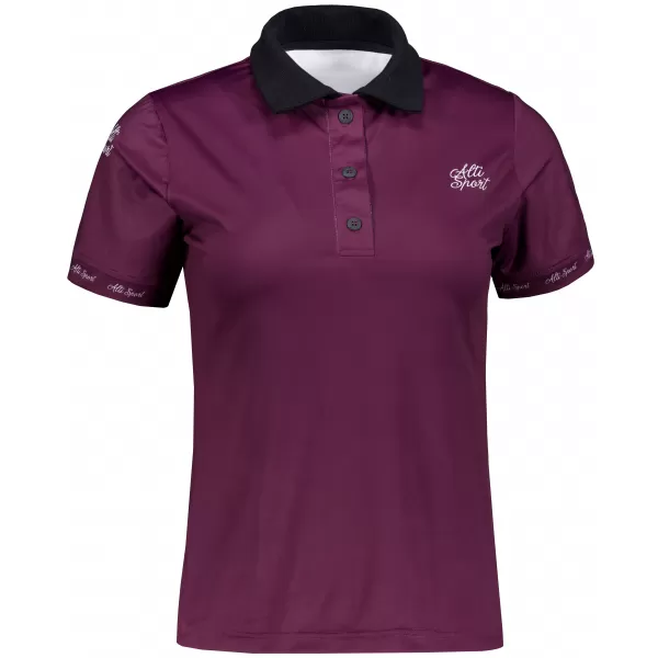  Frauenfunktional T -Shirt mit Premiumkragen ALTISPORT VOJ/ALW000TR05 LILA 
