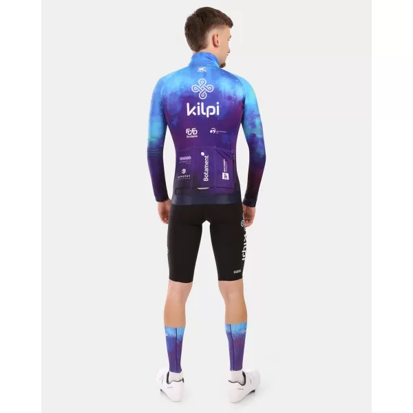  Herren Radsporttrikot mit langen Ärmeln KILPI VULCANO-M YM0366KI BLAU 