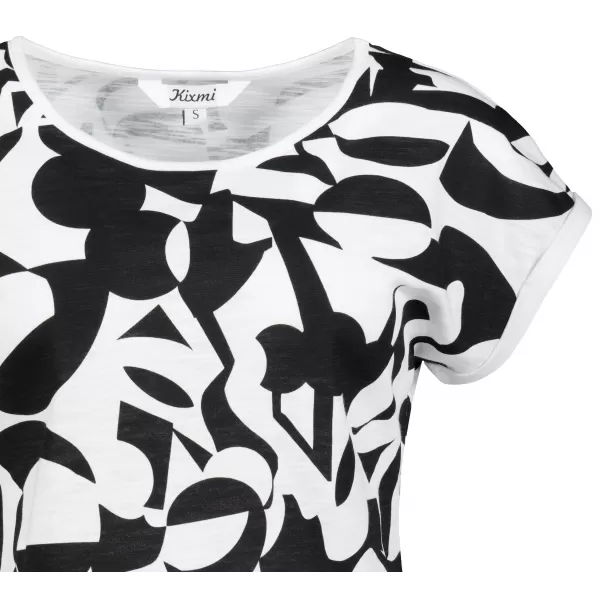  Hemd KIXMI UDIA SCHWARZ/WEIß 