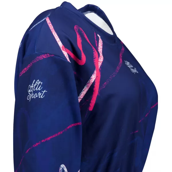  Funktionelle Sweatshirt -Premium von Frauen von Frauen ALTISPORT VOJ/ALW082MI08 DUNKELBLAU 