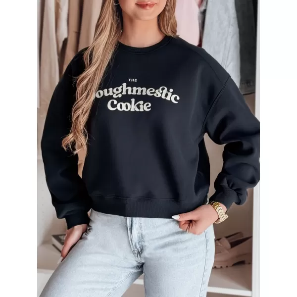  Damen Sweatshirt DSTREET COOKIES BY1447 DUNKELBLAU 